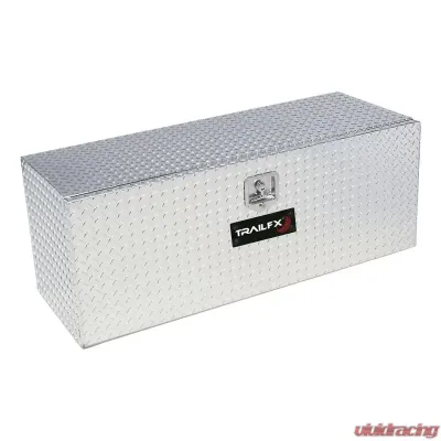 TrailFX Underbody Sgl Lid Dia Tread Bright Pol 16 Gauge Alum 24x17.5x18 4.5 Cubic Ft Cap - 190241